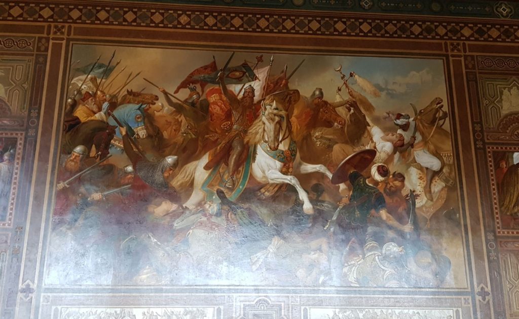 Kaiser Barbarossa Bild in der Kaiserpfalz in Goslar