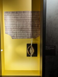Das Bären Sigel am Schriftstück des Abtes