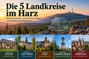 Die fünf Landkreise im Harz